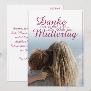 Danke, dass es dich gibt, Muttertag, Mutter & Kind