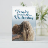 Danke, dass es dich gibt, Muttertag, Mutter & Kind (Stehend Vorderseite)