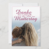 Danke, dass es dich gibt, Muttertag, Mutter & Kind (Vorderseite)
