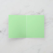 Danke, dass ihr Baby Dusche Neutral Umbrella Faltk Dankeskarte (Innenseite)