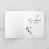 Danke, dass ihr da seid dankeskarte (Innenseite)