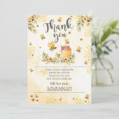 Danke, dass ihr euch die Honey Bee ausgezahlt habt Einladung (Stehend Vorderseite)