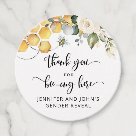 Danke, dass ihr hier seid geschenkanhänger (Vorderseite)