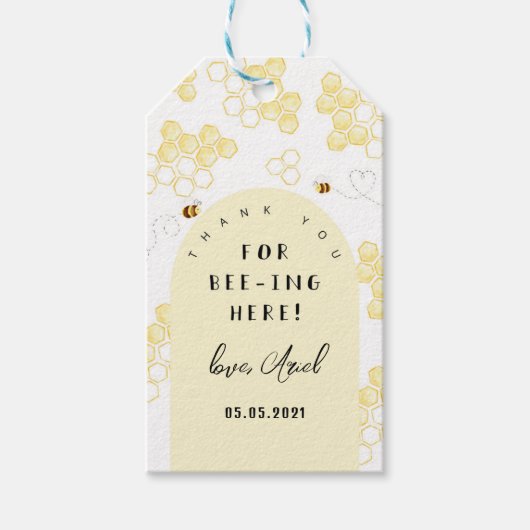 Danke, dass ihr hier seid geschenkanhänger (Vorderseite)