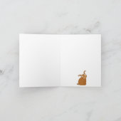 Danke, dass Ihr Hund blau grün ist Dankeskarte (Innenseite)