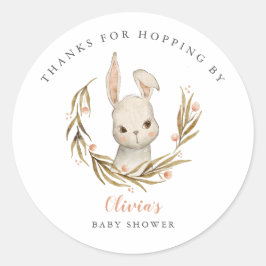 Danke, dass ihr von Baby Dusche gekämmt habt Runder Aufkleber