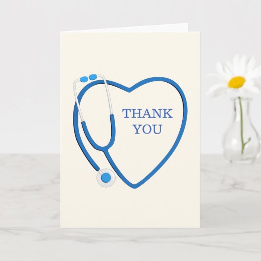 Danke, dass Sie Ärzte im Gesundheitswesen Karte (Kleine Pflanze)