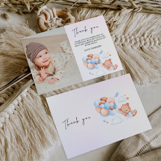 Danke, dass Sie Card Teddy Bear Einladung