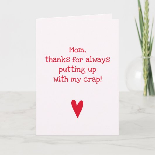 Danke, dass Sie das Angebot für die Weihnachtsmütt Karte (Vorderseite)