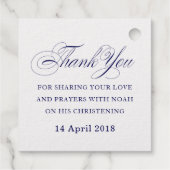 Danke, dass Sie das Taufkreuzkreuz Christening Geschenkanhänger (Rückseite)