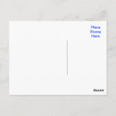 Danke, dass Sie die Gelbe Sonnenblume Gruß Postkar Postkarte (Rückseite)