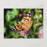 Danke, dass Sie die gemalte Lady Butterfly Postcar