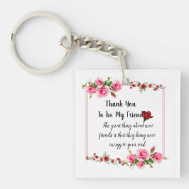 Danke, dass Sie die Geschenktasten bewundern Schlüsselanhänger