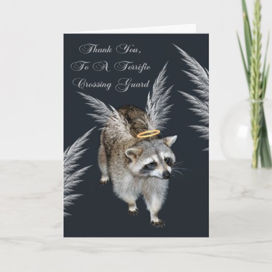 Danke, dass Sie die Guard Grußkarte überschritten Dankeskarte (Vorderseite)