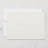 Danke, dass Sie die Karte Beige Tan Green Traditio (Vorderseite)