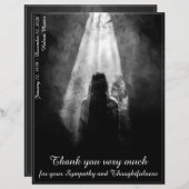 Danke, dass Sie die Karte in das Licht bekommen -  (Vorne/Hinten)