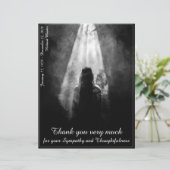 Danke, dass Sie die Karte in das Licht bekommen -  (Stehend Vorderseite)