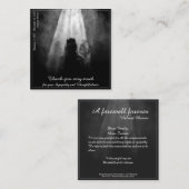 Danke, dass Sie die Karte in das Licht bekommen -  (Vorne/Hinten)