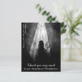 Danke, dass Sie die Karte in das Licht bekommen - (Stehend Vorderseite)