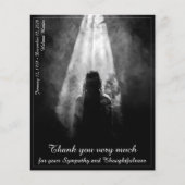 Danke, dass Sie die Karte in das Licht bekommen - (Vorderseite)