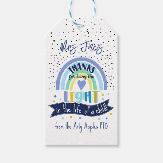 Danke, dass Sie die leichten Geschenketiketten sin Geschenkanhänger (Vorderseite)