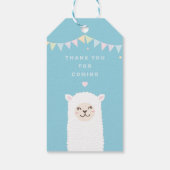 Danke, dass Sie die Niedliche Llama Momma Babydusc Geschenkanhänger (Rückseite)