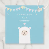 Danke, dass Sie die Niedliche Llama Momma Babydusc Geschenkanhänger (Rückseite)