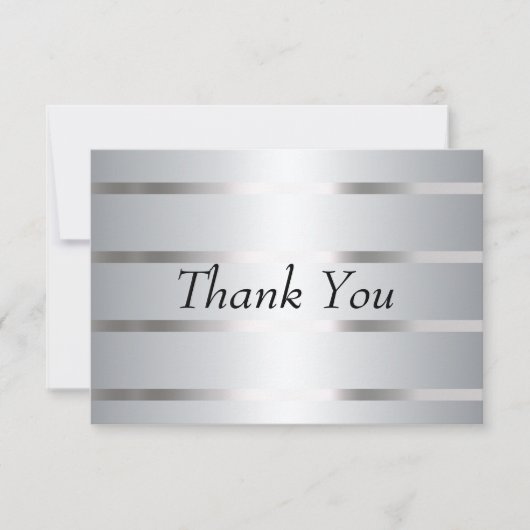 Danke, dass Sie die Silver Lines Dankeskarte (Vorderseite)