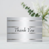 Danke, dass Sie die Silver Lines Dankeskarte (Stehend Vorderseite)