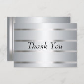 Danke, dass Sie die Silver Lines Dankeskarte (Vorne/Hinten)