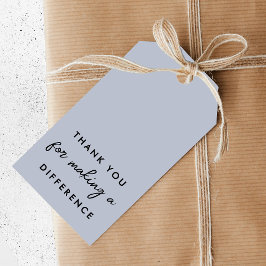 Danke, dass Sie einen Unterschied gemacht haben Geschenkanhänger