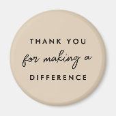 Danke, dass Sie einen Unterschied gemacht haben Magnet (Vorne)