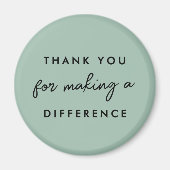 Danke, dass Sie einen Unterschied gemacht haben Magnet (Vorne)