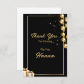 Danke, dass Sie gekommen sind Dankeskarte (Vorne/Hinten)