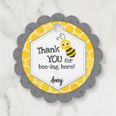 Danke, dass Sie hier sind - Hummel Bee Geschenkanhänger (Rückseite)