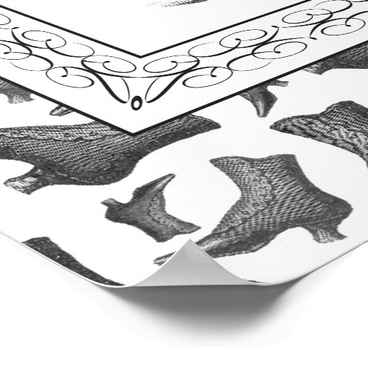 Danke, dass Sie Ihr Schuhzeichen entfernt haben Poster (Ecke)