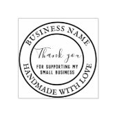 Danke, dass Sie mein kleines Unternehmen unterstüt Gummistempel (Prägung)