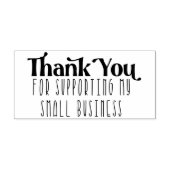 Danke, dass Sie mein kleines Unternehmen unterstüt Gummistempel (Prägung)