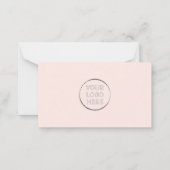 Danke, dass Sie mein kleines Unternehmen unterstüt Mitteilungskarte (Rückseite)