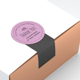 Danke, dass Sie mein kleines Unternehmen unterstüt Runder Aufkleber