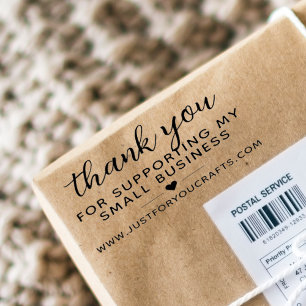 Danke, dass Sie meine kleine Unternehmenswebsite u Gummistempel