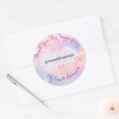 Danke, dass Sie meine Kultur der kleinen Unternehm Runder Aufkleber (Umschlag)