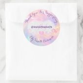 Danke, dass Sie meine Kultur der kleinen Unternehm Runder Aufkleber (Tasche)