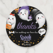 Danke, dass Sie meinen Boo-Day Spooktacular gemach Geschenkanhänger (Rückseite)