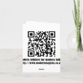 Danke, dass Sie meinen Computer repariert haben (G Dankeskarte (Rückseite)