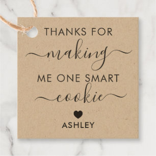 Danke, dass Sie mich zu einem Smart Cookie Tag gem Geschenkanhänger