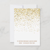 Danke, dass Sie mir einen Kaffee aus Creme gegeben Dankeskarte (Rückseite)