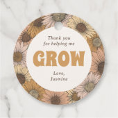 Danke, dass Sie mir geholfen haben, Lehrer zu schä Geschenkanhänger (Vorderseite)