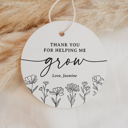 Danke, dass Sie mir geholfen haben, Lehrer zu schä Geschenkanhänger