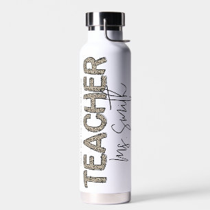 Danke, dass Sie mir geholfen haben, Leopard-Lehrer Trinkflasche